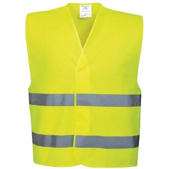 ProHand Светлоотразителен елек / Светлоотразителна жилетка / hi-vis / жълт, 2 ленти, xxl (yrm hi-vis 2-y-xxl)