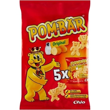 Pom Bär Original smažený bramborový snack solený 5 x 18 g