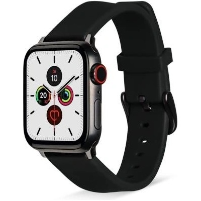 Artwizz Силиконова каишка за Apple Watch 42мм, 44мм, 45мм, 46мм, Ultra, Ultra 2 49мм - Artwizz WatchBand Silicone (черен) (4736-2959)
