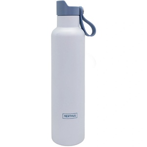 Vin Bouquet Nerthus Двустенна спортна бутилка с дръжка Click Cap, цвят син - 750 мл (VB-FIH-1341)