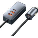 Baseus Зарядно за кола Baseus Share Together 3x USB-А, USB Type C, 120W, PPS Quick Charge PD, CCBT-B0G