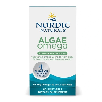 Nordic Naturals Algae Omega 715 mg Omega 3, 60 softgels