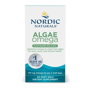 Nordic Naturals Algae Omega 715 mg Omega 3, 60 softgels