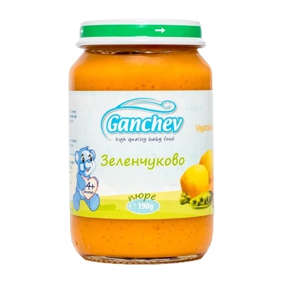 Ганчев пюре зеленчуково с ориз - 190 г