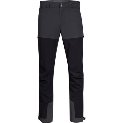 Nohavice Bergans Softshellové Bekkely Hybrid Black Solid Charcoal