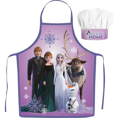 Javoli Detská zástera s kuchárskou čiapkou Frozen