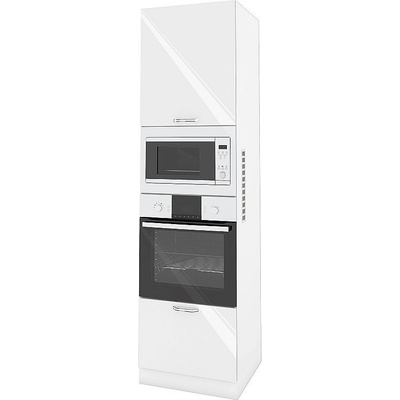 ИРИМ Колонен кухненски шкаф Сити БФ-Бяло гланц-05-48 60 см