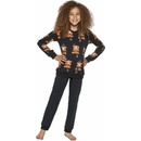 Dětská pyžama Cornette 996/148 Bear divčí pyžamo černá