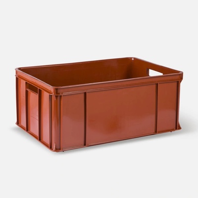 Přepravka na maso 250 HDPE, 60x40x25cm, 30kg, plná