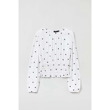 OVS Детска блуза OVS в бяло с десен (1760897.Girl.10.15years)