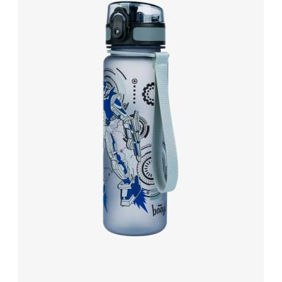 BAAGL Сива бутилка за пиене tritan robots, 500 ml Baagl BAAGL | Siv | Момичешки | ЕДИН РАЗМЕР