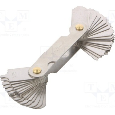 SCALA 467.101 Radius gauges Range 1÷7; 17pcs.