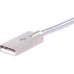 DEVIA Кабел Devia Vipper, от USB-A(м) към Lightning(м), 1m, сребрист (IT10046)