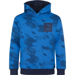TROLLKIDS Детски суичър Trollkids Kid's Lifjell Sweater Hoodie - Medium Blue / Navy - размер 176 (EU) (704-6252-0419)