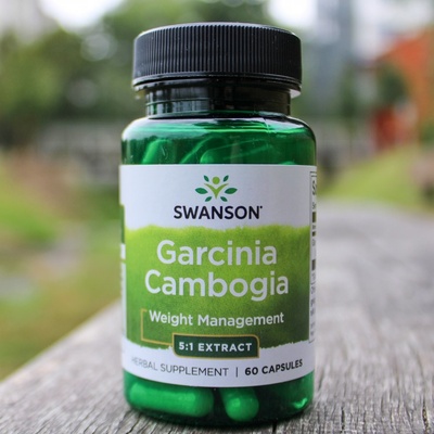 Swanson Garcinia Cambogia 5:1 Extract, 80 mg, 60 kapslí
