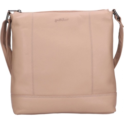 Justified dámská kožená crossbody kabelka Magda béžová