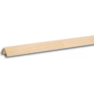 Rohová lišta č.140 - 15 mm x 15 mm, 1 oblá hrana " L", smrková, ŠL1515D