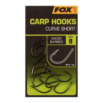 Fox Carp Hooks Curve Shank Short vel.4 10 ks