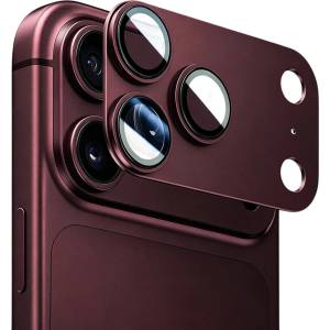 LITO Протектор за камера Lito Crown Halo AR + AF Camera Lens - iPhone 18 Pro - Бордо