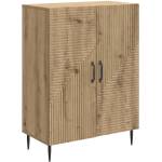 vidaXL Служебен шкаф Дъб артизан 66 x 34, 5 x 89, 5 см (894824)