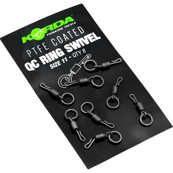 Korda Obratlík PTFE QC Ring Swivel veľ.11 8 ks