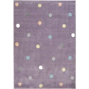 Nej-koberce Lima C275A Tečky fialový / růžový