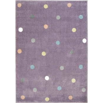 Nej-koberce Lima C275A Tečky fialový / růžový