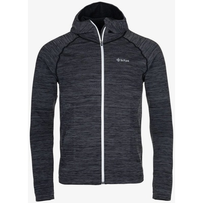 Kilpi Тъмно сив мъжки суитшърт Kilpi HADSON-U с ребра Kilpi | Siv | МЪЖЕ | XXS