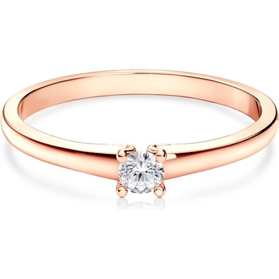 SAVICKI Годежен пръстен savicki: розово злато, диамант