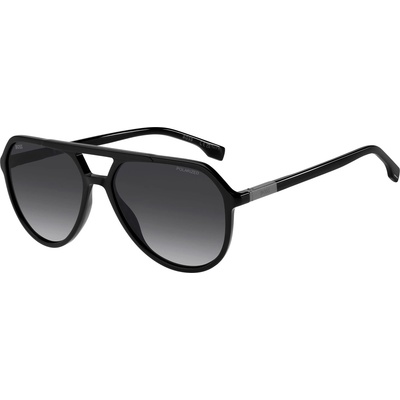 HUGO BOSS Слънчеви очила Boss Men's Pilot Oval Sunglasses - Black