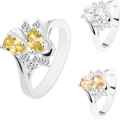 Šperky eshop prsten s kamínkem měsíce J9.4 Oranžová