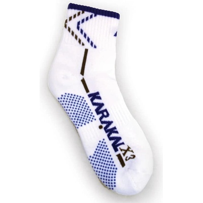 Karakal sportovní ponožky X3 ANKLE SOCK 1 pár WHITE/BLUE – Hledejceny.cz