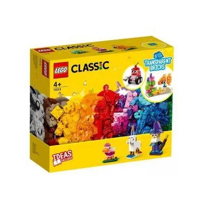 LEGO® Конструктор LEGO Classic 11013 - Творчески прозрачни тухлички, 0011013