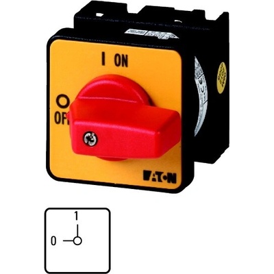 Eaton vačkový spínač T0-2-1/E-RT 20A 6,5kW 011082