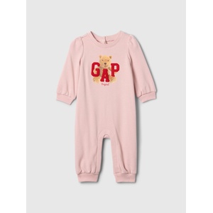 GAP Бебешки гащеризон с лого GAP GAP | Rozov | Момичешки | 3-6 месеца - zoot - 61,39 лв