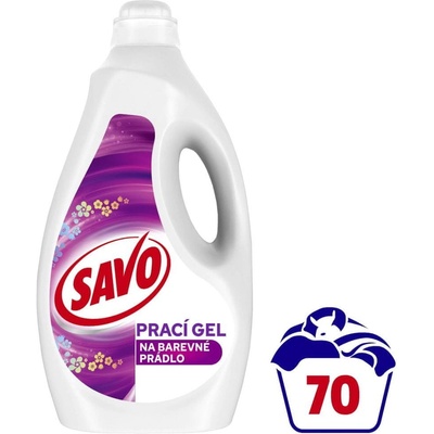 Savo prací gel na barevné prádlo 70 PD 3,5 l