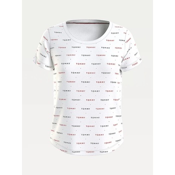 Tommy Hilfiger oversize tričko VN Tee SS Print s logom biele
