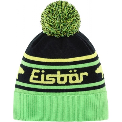 Eisbär Chani OS Pompon MÜ lightgreen-schwarz-lightyellow
