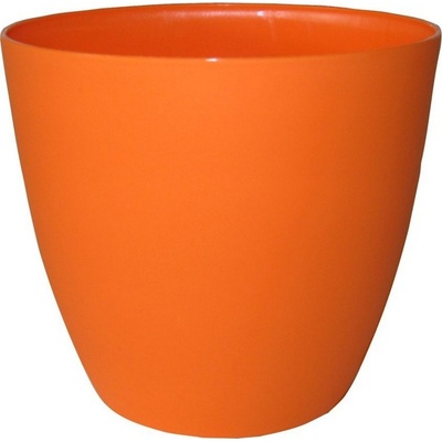 PLASTKON květináč Dekorativní Ella 11 cm oranžový
