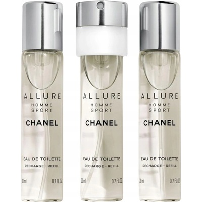 Chanel Allure Homme Sport toaletná voda pánska 3 x 20 ml náplň