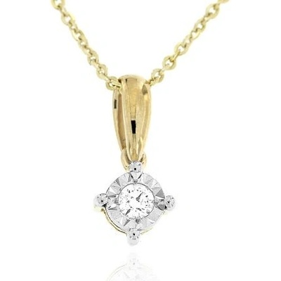 Zlatnictví U Kostela Diamantový přívěsek ze žlutého zlata 1372ž