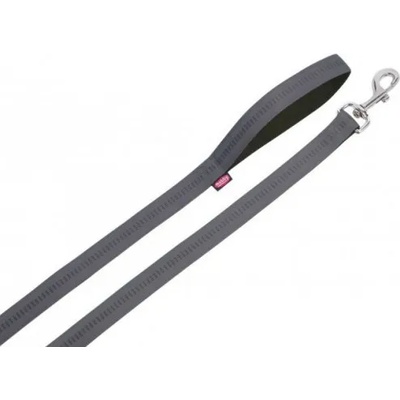 Nobby Повод за куче soft grip дължина 120 см дебелина 20 мм тъмно сиво 78515-74