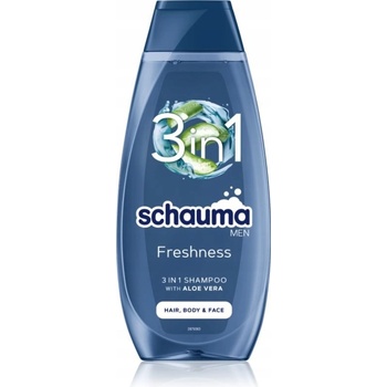 Schauma Men šampón Morské minerály a Aloe Vera 3 v 1 400 ml