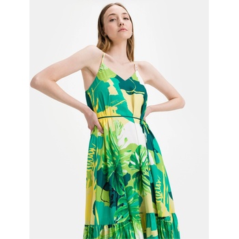 GUESS Зелената рокля на Guess Angelica за жени Guess | Zelen | ЖЕНИ | M