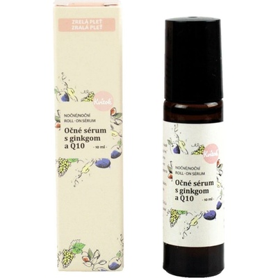 Kvitok Roll-on sérum na očné okolie s koenzýmom Q10 - nočné 10 ml