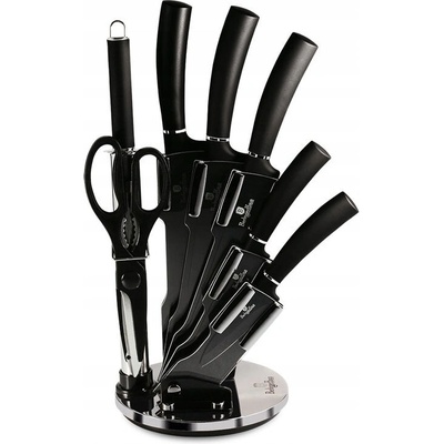 Berlinger Haus SADA NOŽŮ 7 ks BH-2565 BLACK SILVER VE STOJANU