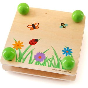 Bigjigs Toys - Детска дървена преса за цветя