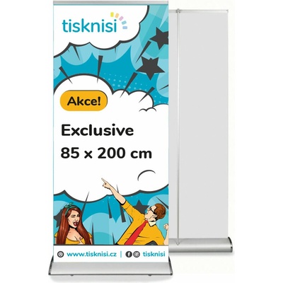 Rollup stojan EXCLUSIVE 85 x 200 cm bez tisku