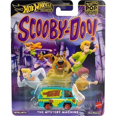 Mattel Hot Wheels Prémiové auto kultovní autíčko Scooby-Doo! The Mystery Machine