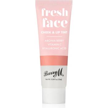 Barry M Fresh Face течен руж и блясък за устни цвят Peach Glow 10ml